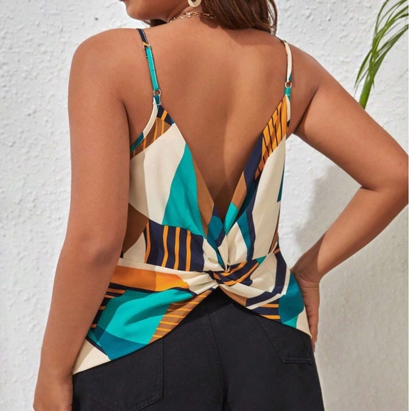 BellanBlue Multicolor Geometric Camisole - Picture 5 of 7